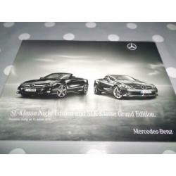 Mercedes SL Night Edition & SLK Grand Edition