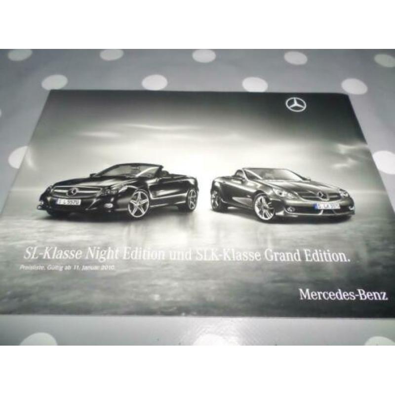Mercedes SL Night Edition & SLK Grand Edition