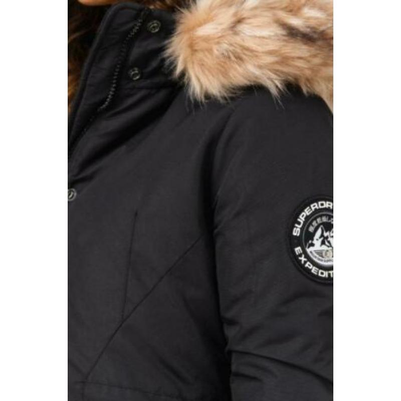 Superdry Ashley Everest Dames Winter jas Nieuw Maat 44