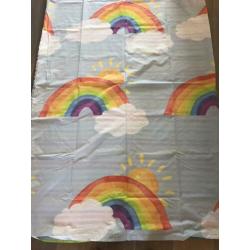 NIEUW! Dekbedovertrek rainbow 1 persoons