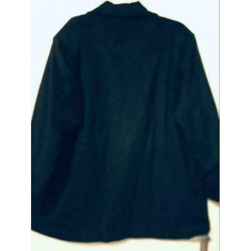 Coach&Yacket casual jas. 60%wol.zwart. mt 56 . NIEUW