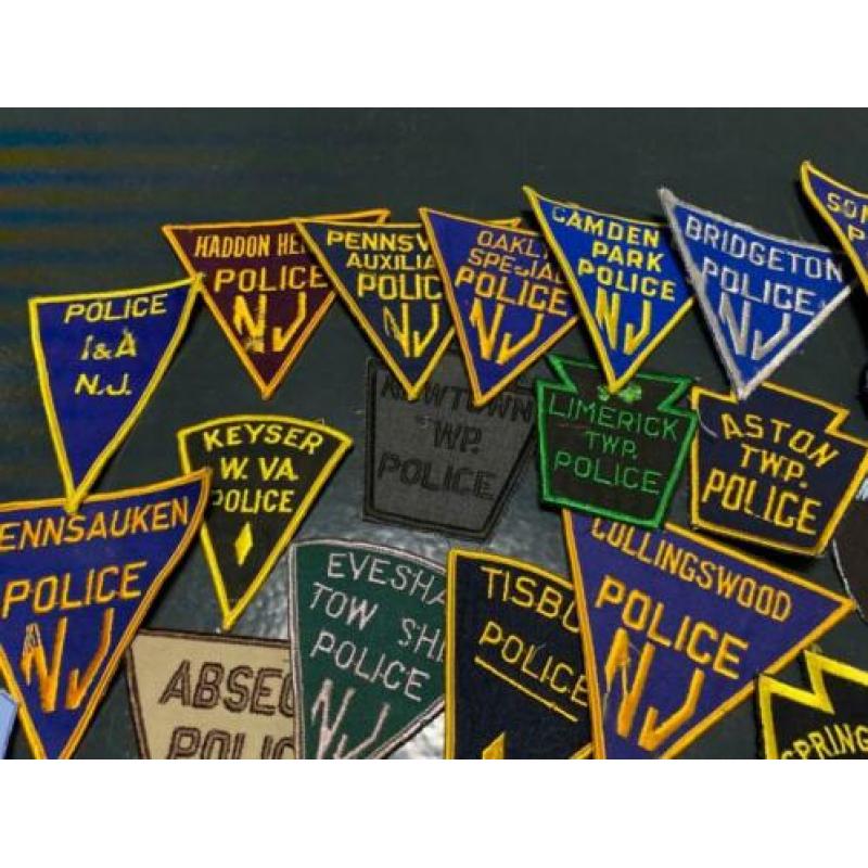 Amerikaanse Politie Badges collectie - retro