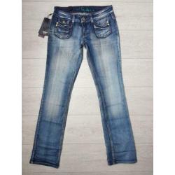 NIEUW ONLY Blauwe jeans, mt 29 / 34 Straight legs