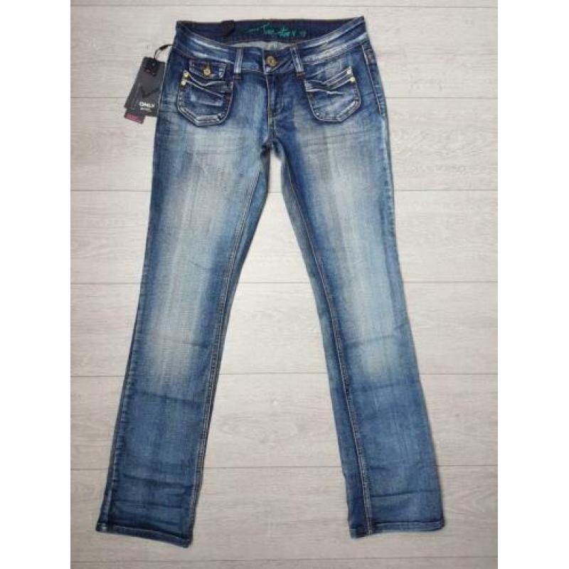 NIEUW ONLY Blauwe jeans, mt 29 / 34 Straight legs