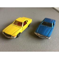 Mercedes 2 x W 107 350SL `71 - `76 Norev 1/43