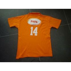 Z.G.A.N. ORANJE shirt maat L / XL met PAPA erop!