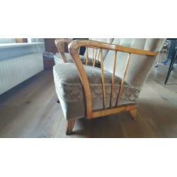Retro jaren 50 60 Deens stoel