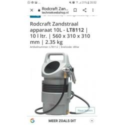 Zandstraalset