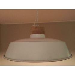 Stalen witte hanglamp