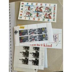 Postzegels kinderpostzegels jaren 70, 80 en 90