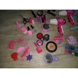 Net echte make up en haarspullen