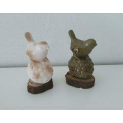 Roodborstjes/paddestoeltjes/meer vogeltjes/kabouter.en meer