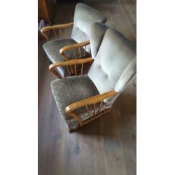Retro jaren 50 60 Deens stoel