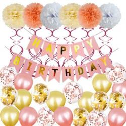 Flower ball verjaardag ballon set