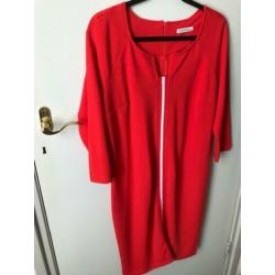 Sportief Angelle Milan jurkje rood & bies XL - 42 *NIEUW*