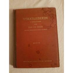 Volksliederen in cijferaccoorden Joh de Heer