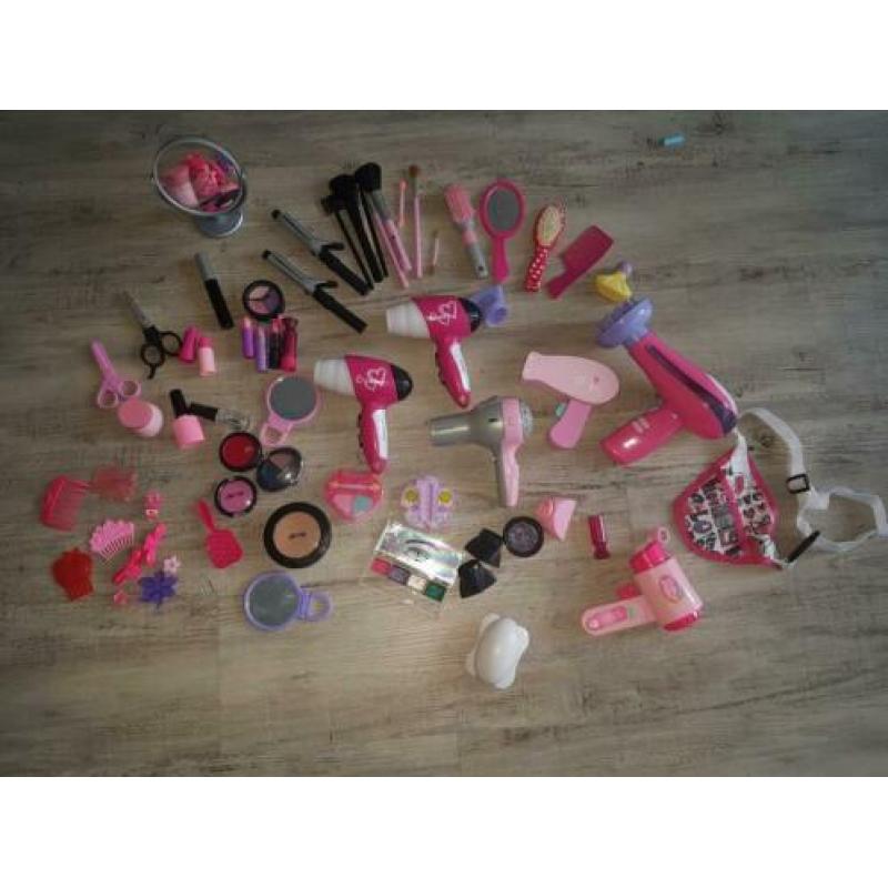 Net echte make up en haarspullen