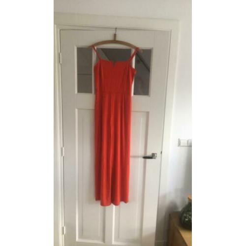Tangerine jumpsuit maat S Bershka
