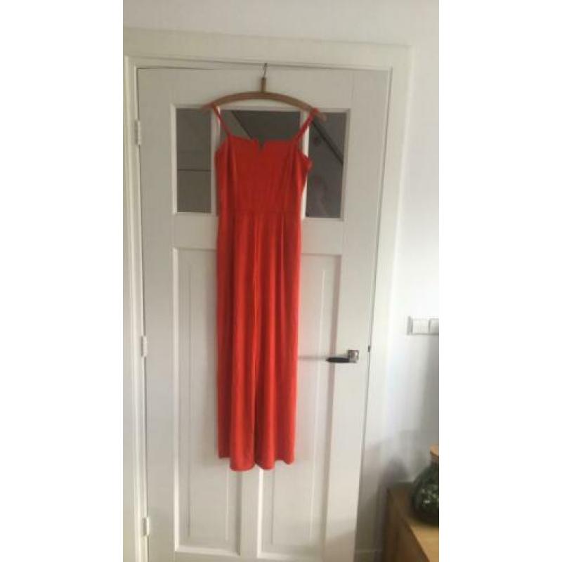 Tangerine jumpsuit maat S Bershka