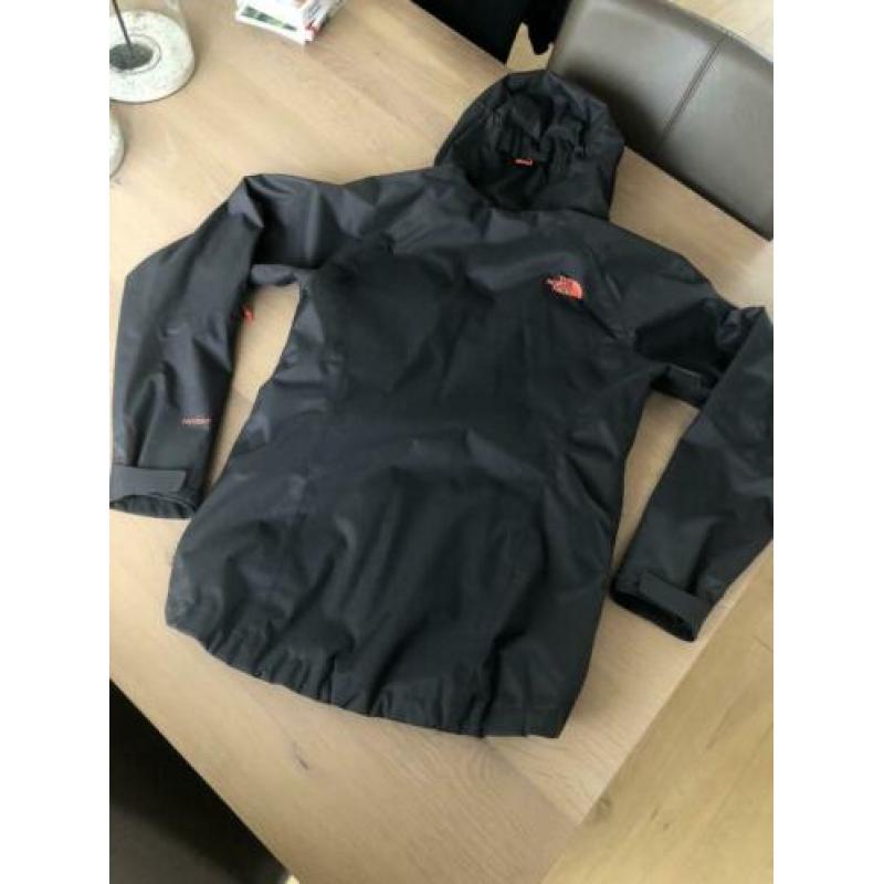 Dames Hyvent Jack grijs met roze accenten The North Face
