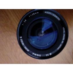 Sigma mini wide II macro lens