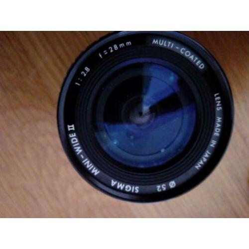 Sigma mini wide II macro lens