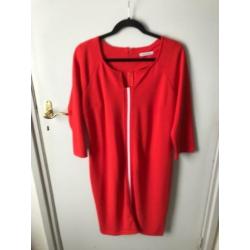 Sportief Angelle Milan jurkje rood & bies XL - 42 *NIEUW*