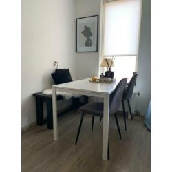 MOET WEG Melltorp Ikea eettafel wit 125x75