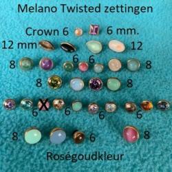 Prachtige NIEUWE Melano Twisted Ringen enTwisted Armband