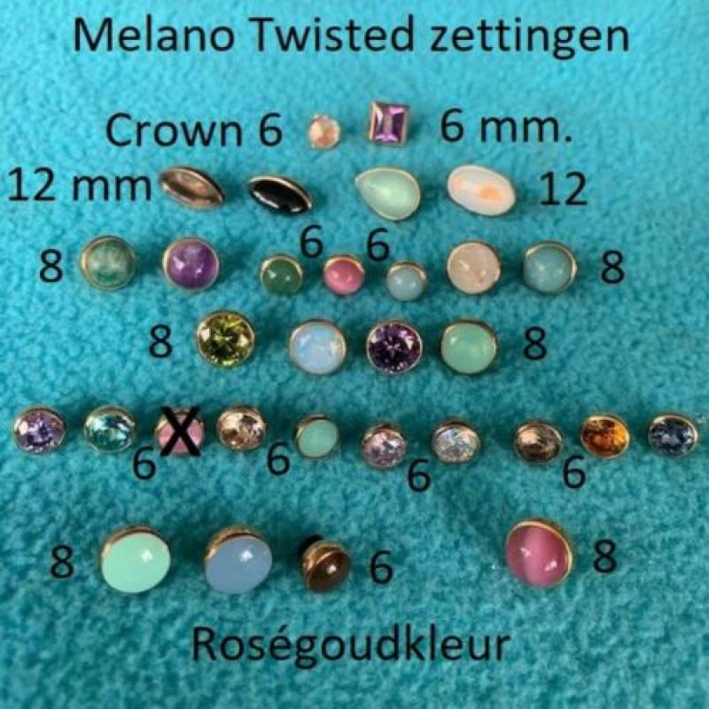 Prachtige NIEUWE Melano Twisted Ringen enTwisted Armband