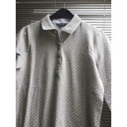Bloomings poloshirt grijs witte stip nieuw