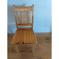 Houten stoelen