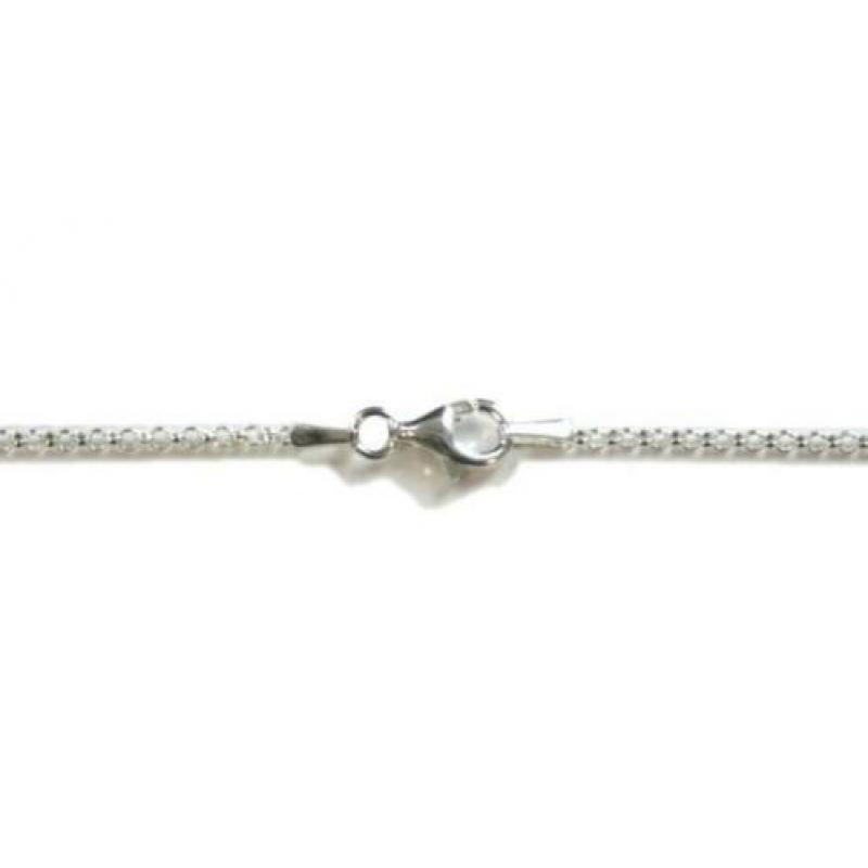 925 echt zilveren collier ketting Jasseron rolo 3 mm (75cm)