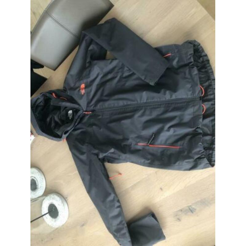 Dames Hyvent Jack grijs met roze accenten The North Face