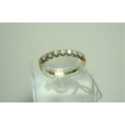 Ring goud met edelstenen / Z6289