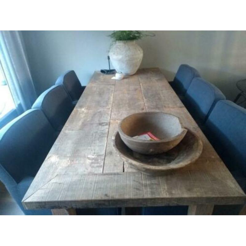 Mooi donker grijze fauteuils eetkamerstoelen