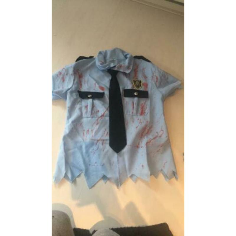 Zombie politie setje maat M