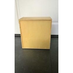 Houten mini ladenkastje voor knutselspullen, sieraden enz.