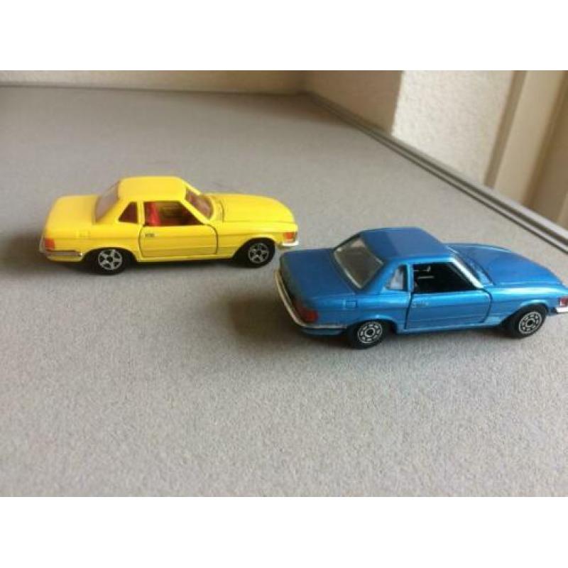 Mercedes 2 x W 107 350SL `71 - `76 Norev 1/43