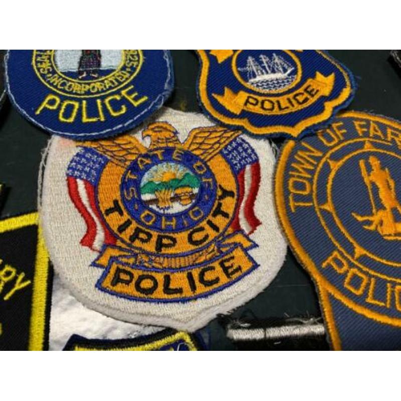 Amerikaanse Politie Badges collectie - retro