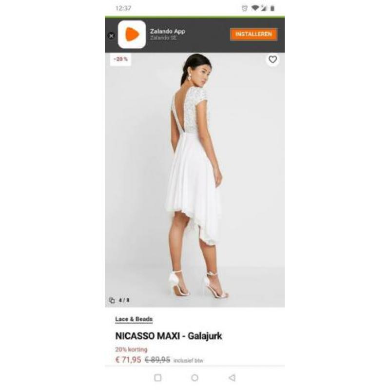 Te koop: NICASSO MAXI - Galajurk van Lace & Beads.