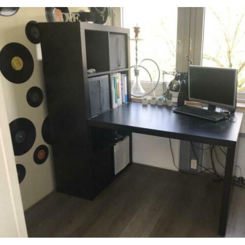 Kallax bureau donkerbruin