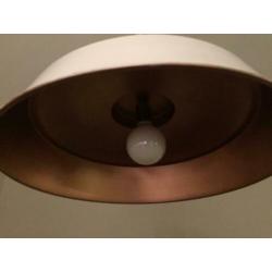 Stalen witte hanglamp
