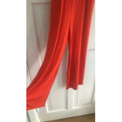 Tangerine jumpsuit maat S Bershka