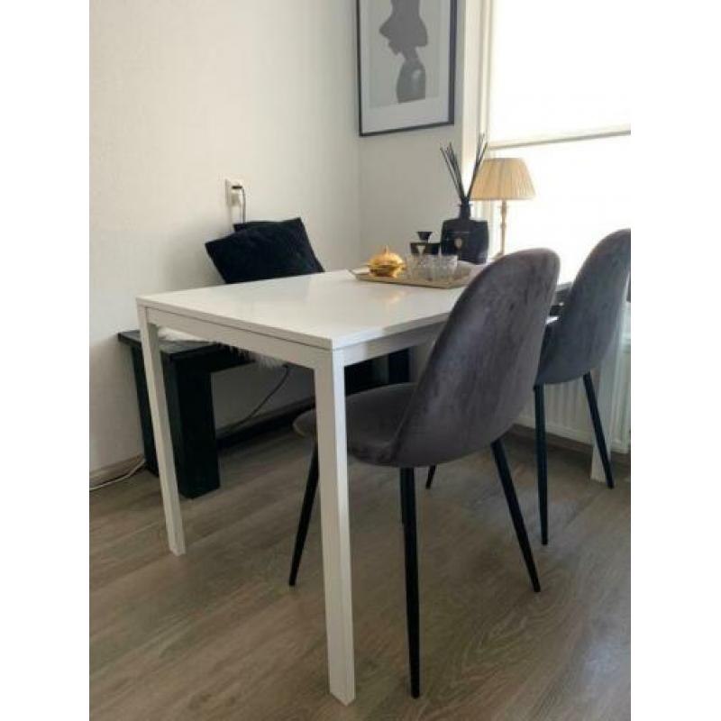 MOET WEG Melltorp Ikea eettafel wit 125x75