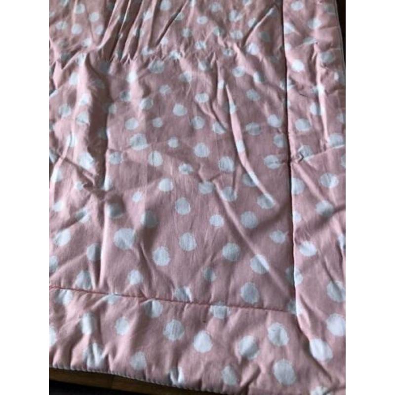 2x BOXKLEED zgan roze wit 82 x 98 cm nu samen 5,00 meisje