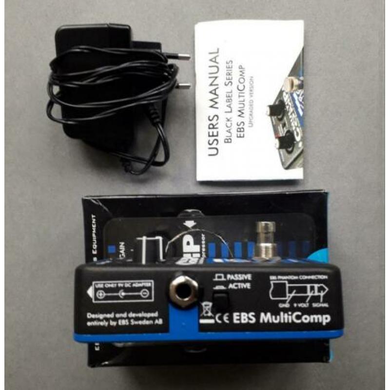 EBS Multi Comp (true bypass) Voor Basgitaar