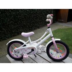 Kinderfiets meisjesfiets 14 inch met zijwielen