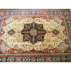 Prachtige Perzisch handgeknoopt tapijt (Tabriz) 255x350 cm
