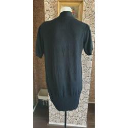 ZGAN prachtig lang zwarte YAYA vest mt L 42/44, vestje zwart